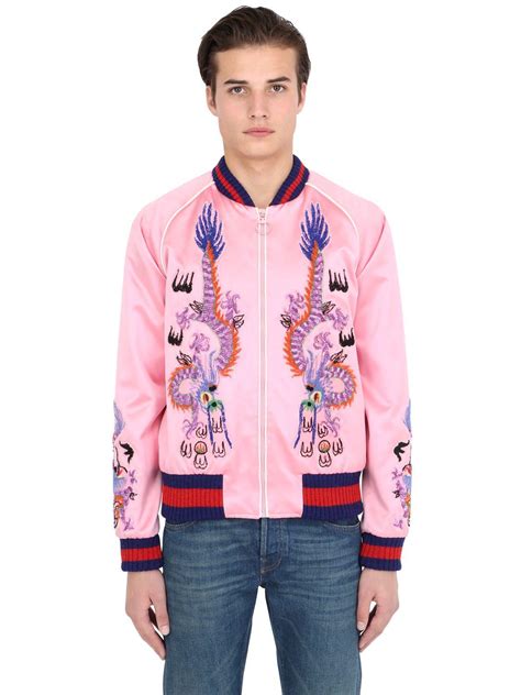 gucci reversible embroidered bomber jacket|gucci bomber jacket price.